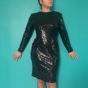 Vintage Algo-Ettes Sequin Dress